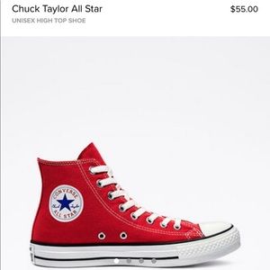 red high top converse